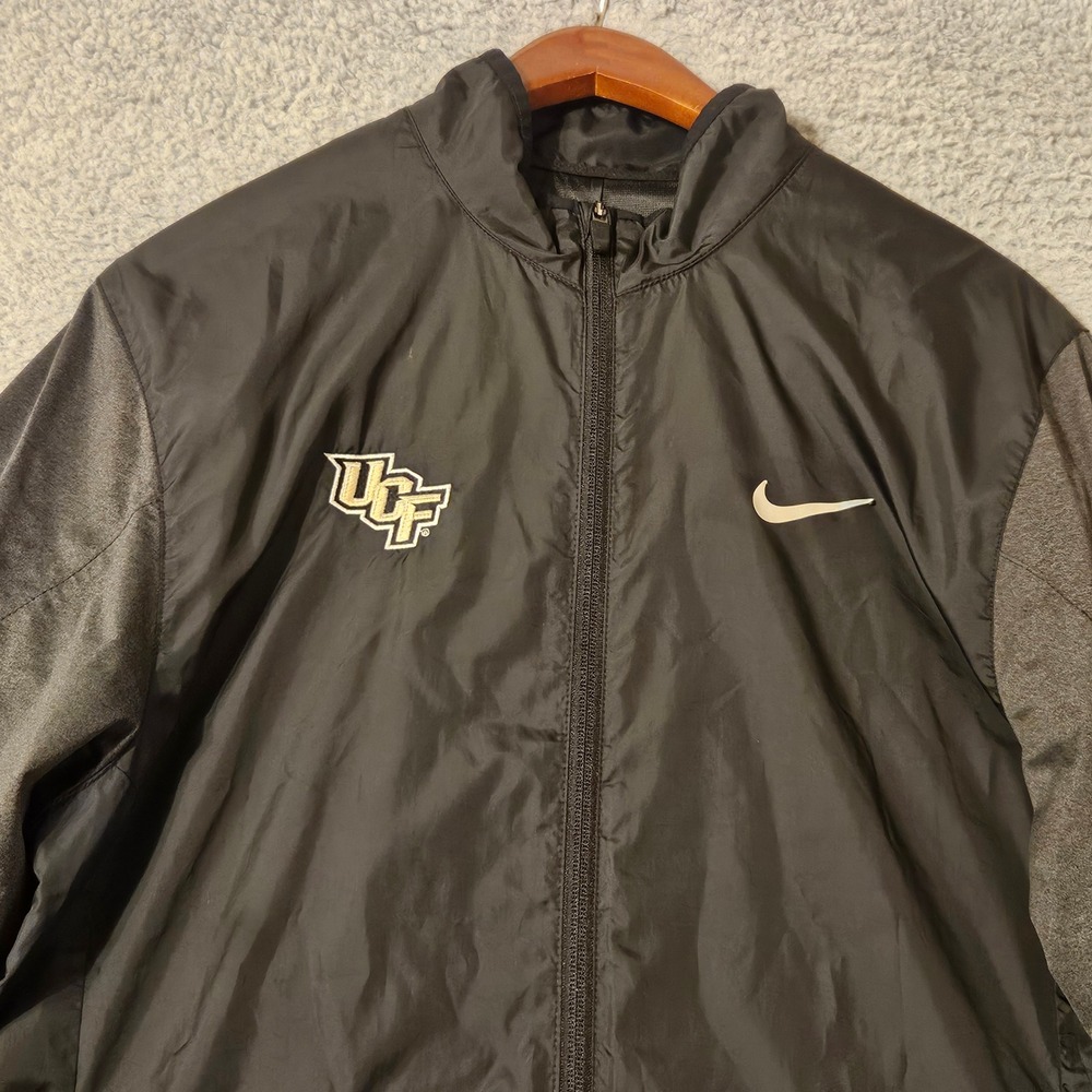 Nike Golf UCF Knights Full Zip Shield Jacket Mens Small Black GM4015 Windbreaker